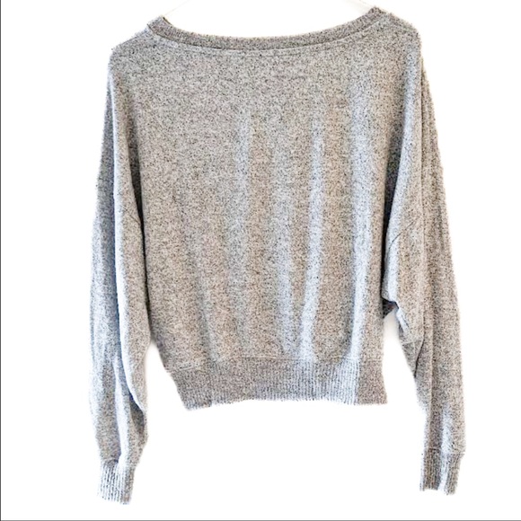 Joie Yerrick twist pullover in heather grey. Size xs - Picture 3 of 5